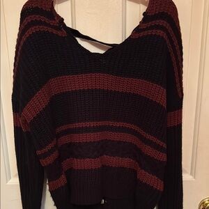 Striped Knit Sweater